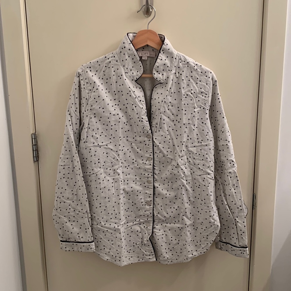 LOFT pajama shirt (S)